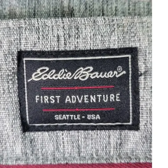 Eddie Bauer First Adventure Diaper Bag Gray Tote Bag 15X15X8 Waterproof Bag - Picture 7 of 8